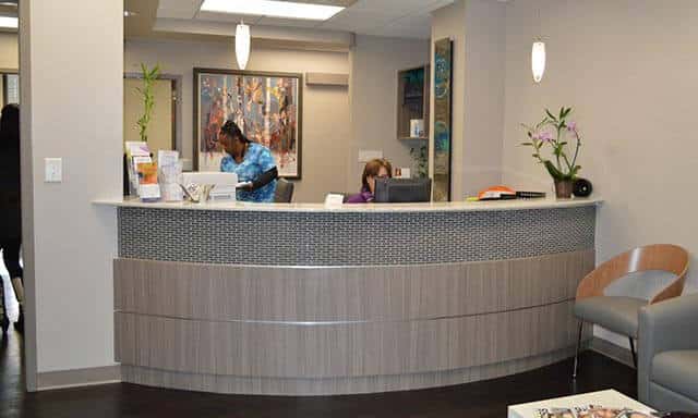 The Front Desk in Perimeter Plastic Surgery Atlanta's Office