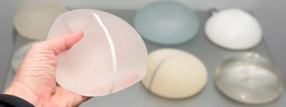 Common breast implant size reference