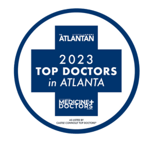 Listed among Atlanta's top doctors in 2023 as a plastic surgeon